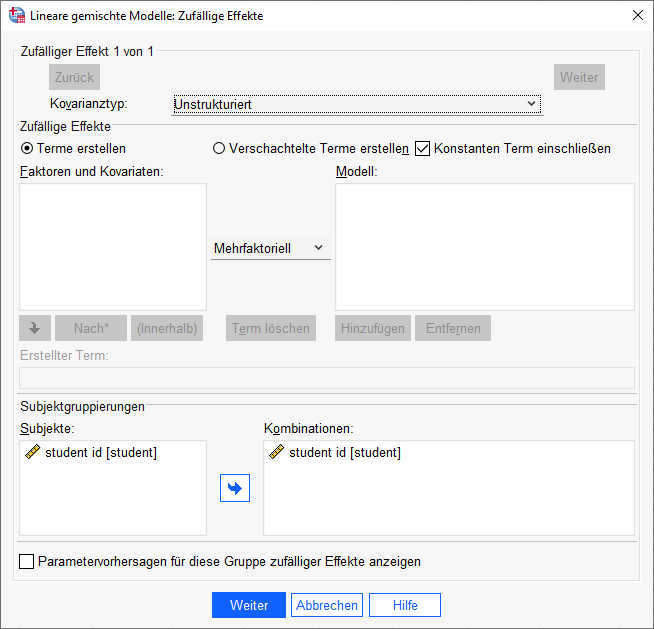spss lmem 4